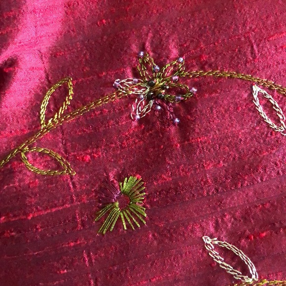 [Lillie Rubin] embroidered skirt - Picture 7 of 7